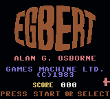 Egbert — Title screen