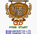 Elie no Atelier GB — Title screen