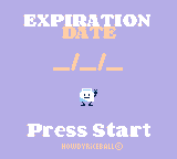 Expiration Date — Title screen