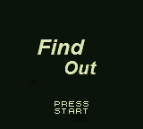 Find Out — Title screen
