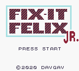 Fix It Felix Jr — Title screen