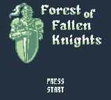Forest Of Fallen Knights — Title screen