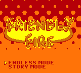 Friendly Fire — Title screen
