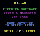 Fury — Title screen
