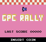 GPC Rally — Title screen