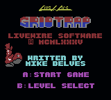 Gridtrap — Title screen