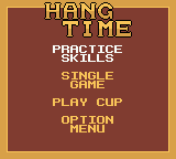 Hang Time Basketball (Unl.) — Title screen