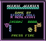 Heebie Jeebies — Title screen