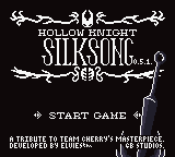 Hollow Knight - Silk Song — Title screen