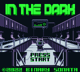 In The Dark — Title screen