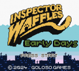 Inspector Waffles Early Days — Title screen