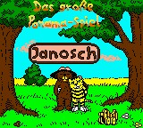 Janosch : Das grosse Panama-Spiel — Title screen
