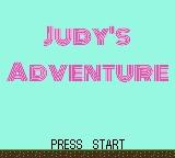 Judy's Adventure — Title screen