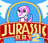 Jurassic Boy II + Thunder Blast Man (Unl.) — Title screen