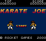 Karate Joe (Unl.) — Title screen