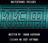 Kikstart — Title screen