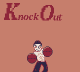 KnockOut — Title screen
