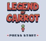 Legend Of Carrot — Title screen