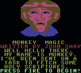 Monkey Magic — Title screen