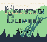 Mountain Climber — Title screen