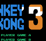 Nes Conversion - Donkey Kong 3 — Title screen