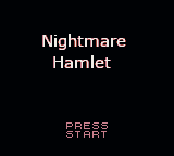 Nightmare Hamlet — Title screen