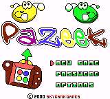PaZeek — Title screen
