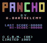 Pancho — Title screen