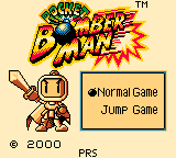 Pikabomber — Title screen