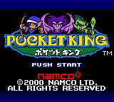 Pocket King — Title screen