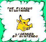 Pocket Monsters Go! Go! - The Pikachu Nightmare (Unl.) — Title screen