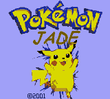 Pokemon Jade Version - Special Pikachu Edition — Title screen