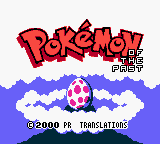Pokemon Of The Past Dx — Title screen