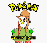 Pokemon Vision Jade — Title screen