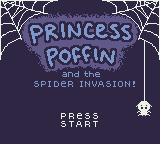 Princess Poffin And The Spider Invasion! — Title screen