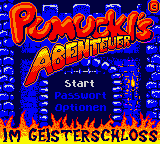 Pumuckls Abenteuer im Geisterschloss — Title screen