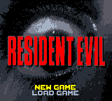 Resident Evil — Title screen