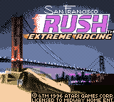 San Francisco Rush - Extreme Racing — Title screen