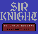 Sir Knight — Title screen