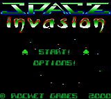 Space Invasion (Unl.) — Title screen