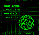 Star Heritage — Title screen