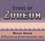 Stars Of Zureon — Title screen