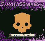 Stratagem Hero — Title screen
