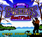 Super Black Bass : Real Fight — Title screen