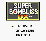 Super Bombliss DX — Title screen