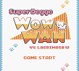 Super Doggo WOW WAN — Title screen