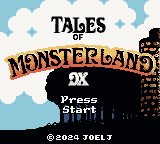 Tales Of Monsterland — Title screen