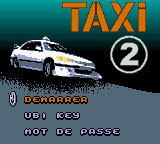 Taxi 2 — Title screen