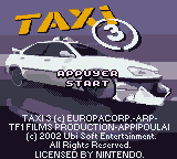 Taxi 3 — Title screen