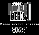 The Horrible Demon 2 — Title screen